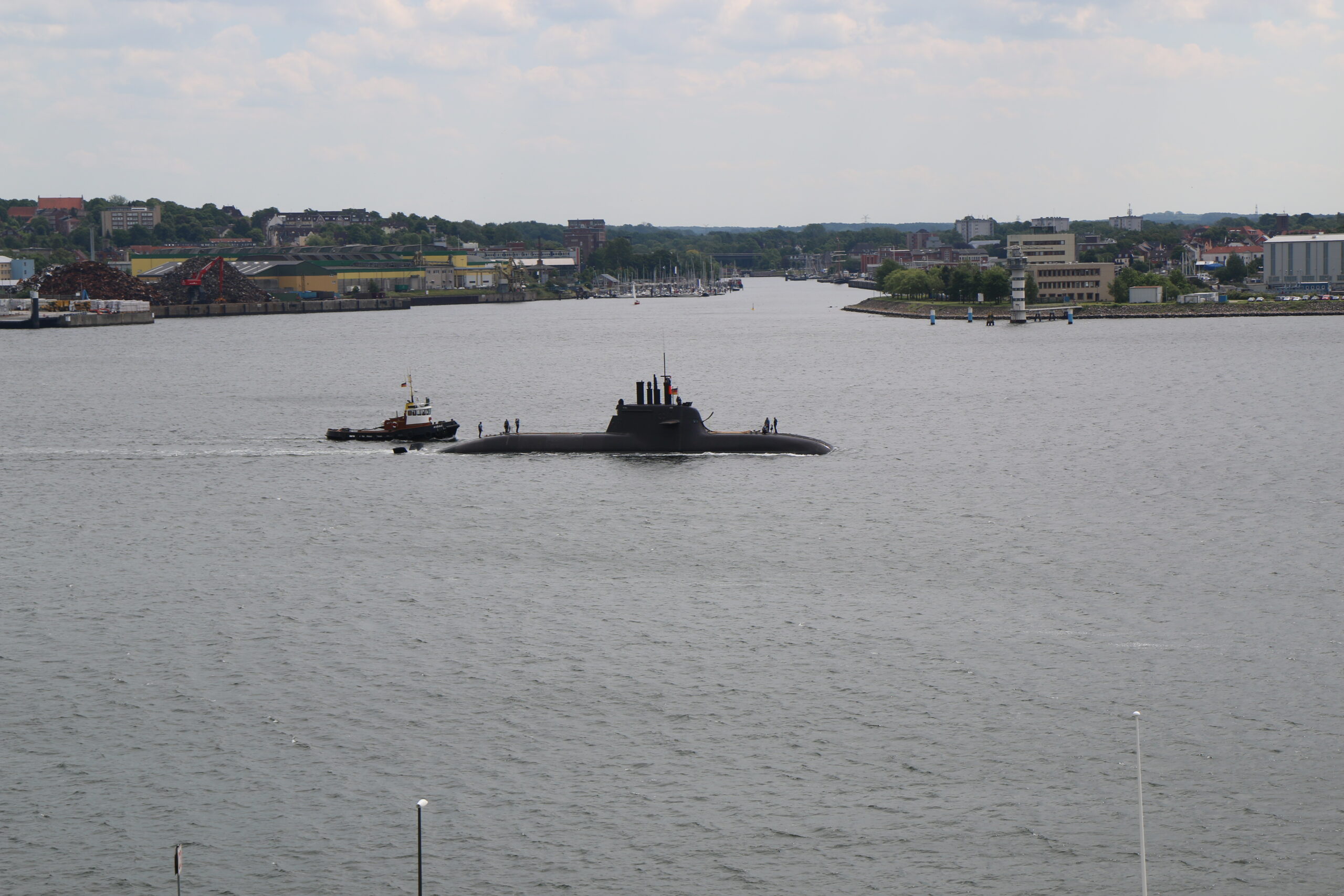 U-Boot in der Kieler Förde