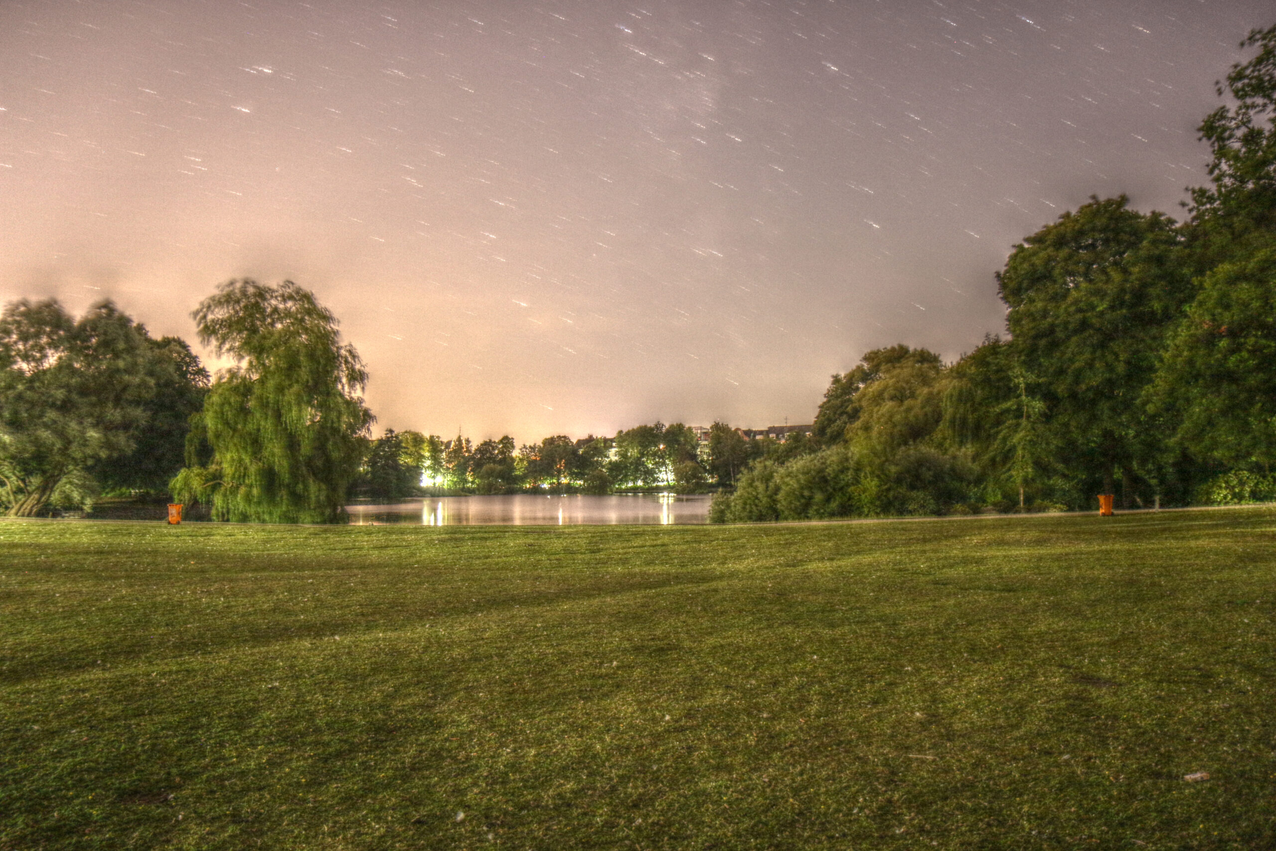 Schrevenpark bei Nacht
