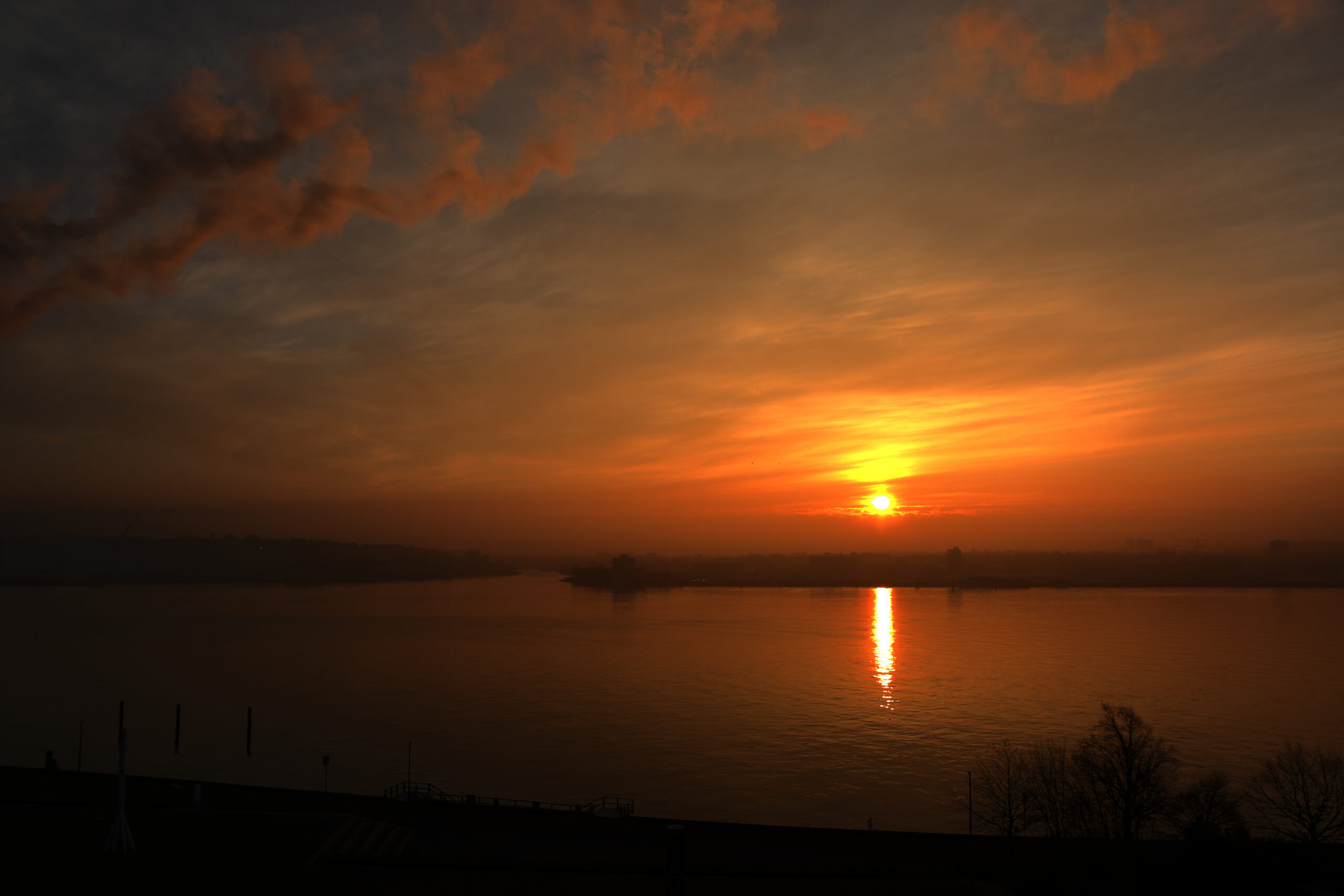 Sonnenaufgang über der Schwentiene