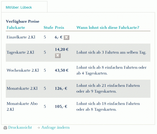 nah.sh Preise via Lübeck